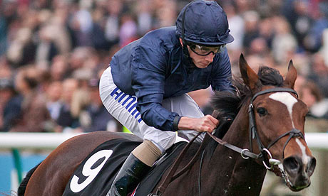 Ryan Moore winning the Rockfel Stakes on the Aidan O'Brien-trained Wading