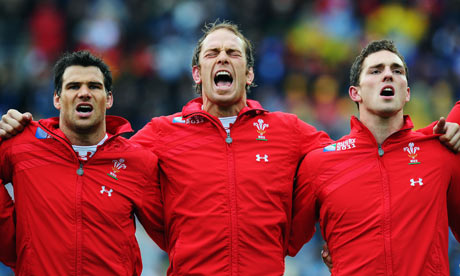 Mike Phillips, Alun Wyn Jones and George North