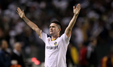 Robbie Keane of the Los Angeles Galaxy