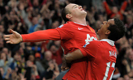 Wayne Rooney Nani Manchester United