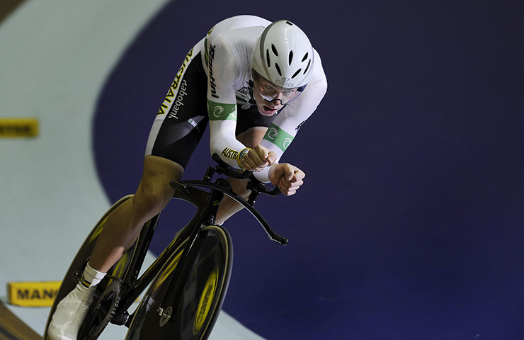 Cycling: Australia's Rohan Dennis who takes gold in the mens individual pursuit