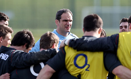 England manager Martin Johnson
