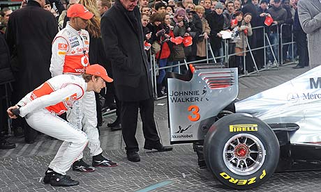 Lewis Hamilton and Jenson
