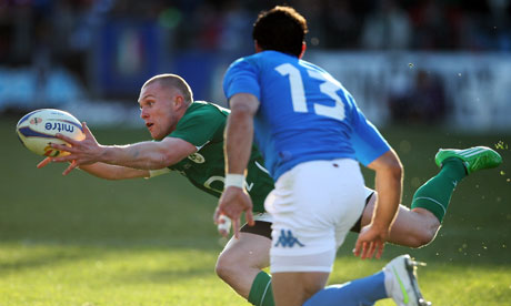 Keith Earls Italy Ireland Six Nations