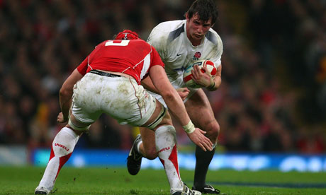 England's Tom Wood, right, impressed on debut against Wales in the Six Nations opener.