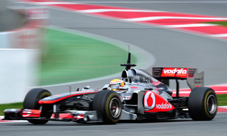 lewis hamilton car 2011. Lewis Hamilton drives his