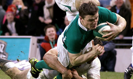 Brian O'Driscoll try, Ireland v England