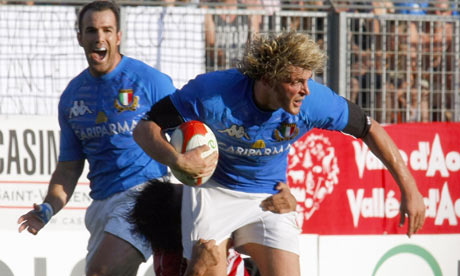 Mirco Bergamasco Six Nations Italy France