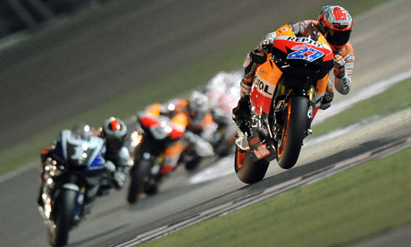 Moto on First Race Of The 2011 Motogp Season In Qatar Sport Guardian Co Uk