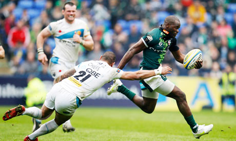 London Irish. Exeter. Topsy Ojo