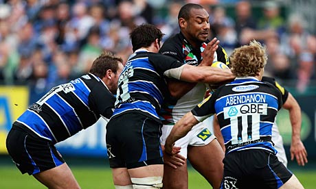 Bath v Harlequins in the rugby union Premiership