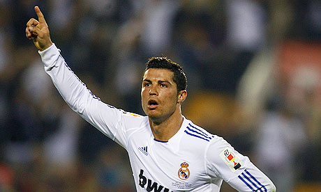 cristiano ronaldo real madrid goal. Cristiano Ronaldo celebrates