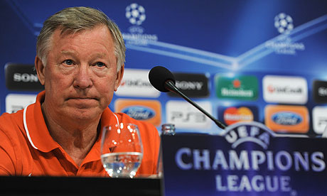 Manchester United's manager Sir Alex Ferguson