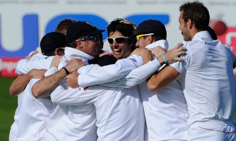 England celebrate