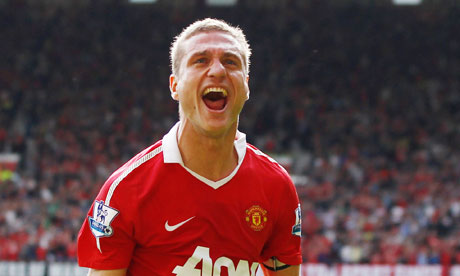 Nemanja Vidic Scores against Chelsea