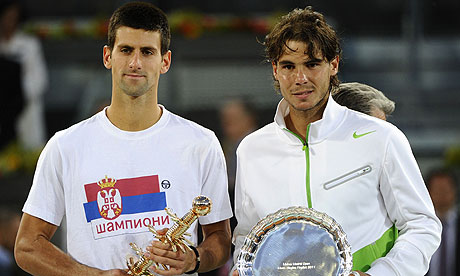novak djokovic madrid 2011. Novak Djokovic, Rafael Nadal