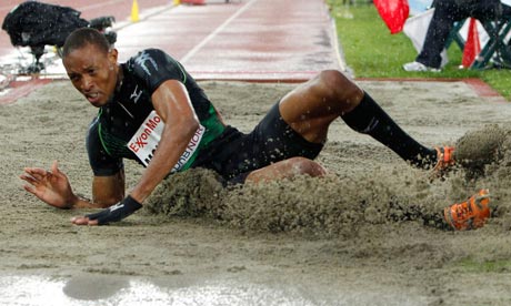 South Africa's Godfrey Khotso Mokoena at the Oslo Diamond Meeting