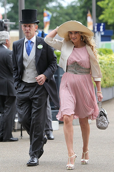 Royal Ascot day 2: Jeremy Kyle and wife Carla attend the races