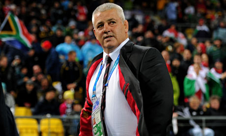 Warren Gatland takes in his Wales team's 17-16 defeat by South Africa in Wellington