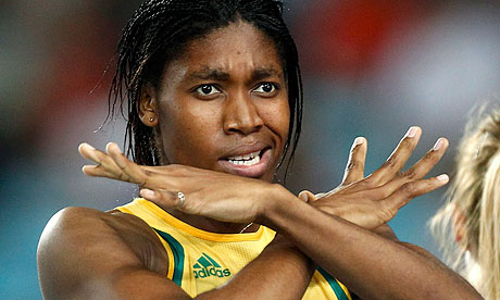 Caster Semenya saving her best for last after easing into 800m final | Sport | The Guardian - Caster-Semenya-gestures-a-007