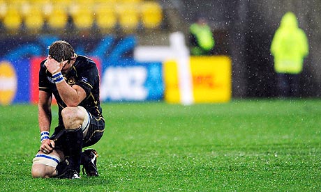 Dejection for Scotland's John Barclay