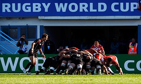 Rugby World Cup scrum