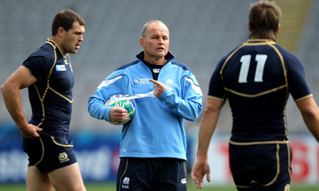 Scotland's coach Andy Robinson