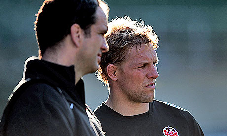 Martin Johnson and Lewis Moody