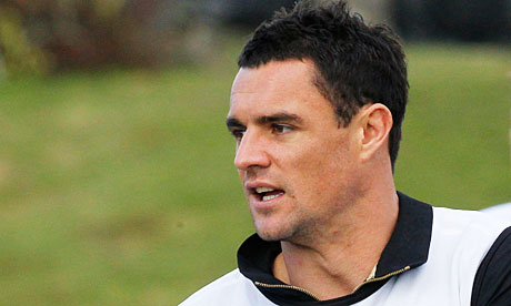 Dan Carter carries the hopes of the All Blacks on his shoulders at the Rugby