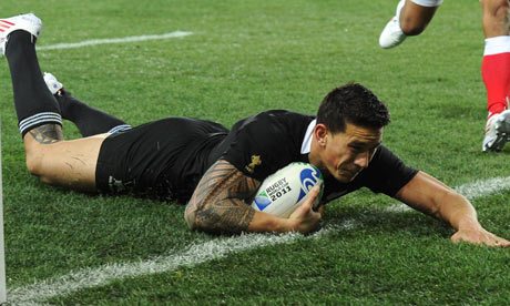 New Zealand All Blacks Sonny Bill Williams