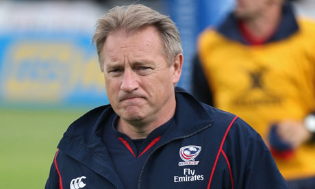  Eddie O'Sullivan pictured during the Churchill Cup match between Tonga and the USA