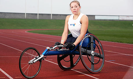 British Paralympian Hannah Cockroft 