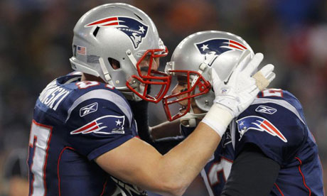 New England Patriots Tom Brady and Rob Gronkowski