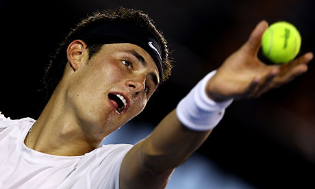 Bernard Tomic gave Rafael Nadal a fright during last year's Australian Open
