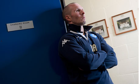 The Portsmouth manager Michael Appleton