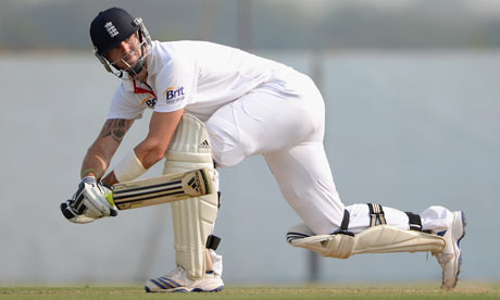 Kevin Pietersen batting in Ahmedabad