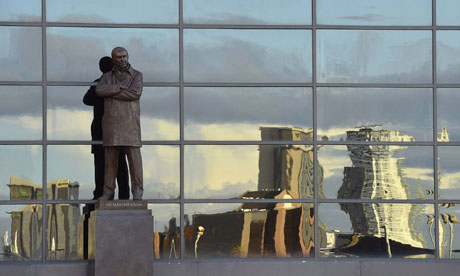 A statue of Alex Ferguson