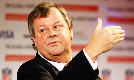 The RFU chief executive Ian Ritchie