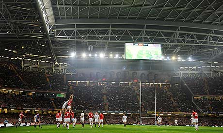 Wales v England at the Millennium Stadium