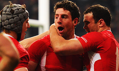 Wales celebrate
