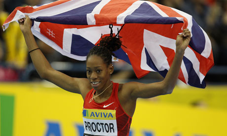 Shara Proctor wins indoor long jump in Birmingham
