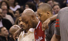 Los Angeles Clippers' Chauncey Billups is injured
