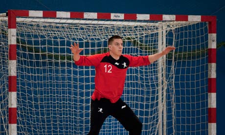 Handball goalkeeper Bobby White