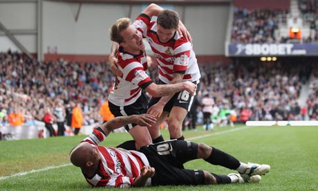 Doncaster Rovers celebrate