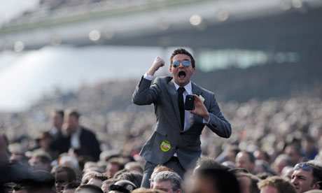 A punter at Cheltenham