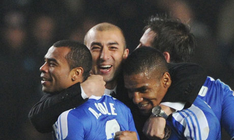Ashley Cole, Roberto Di Matteo, Florent Malouda, & Frank Lampard, 14 March 2012