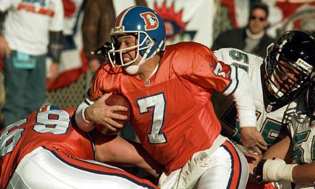 Denver Broncos quarterback John Elway