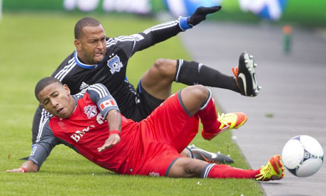 Toronto FC's Joao Plata vs San Jose Earthquakes' Victor Bernandez