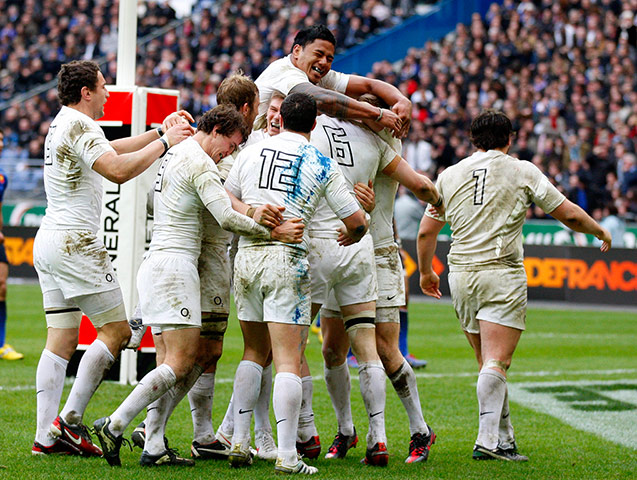Stuart Lancaster: Stuart Lancaster gallery: France v England