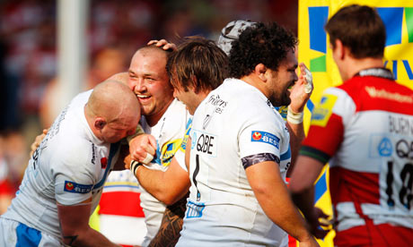 Gloucester Rugby v Exeter Chiefs in the Aviva Premiership